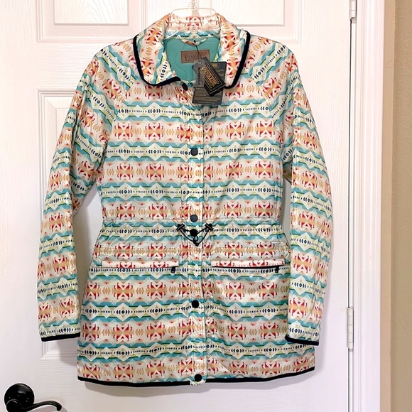 NWT Pendleton Ladies Crescent Reversible Jacket (CW176-83194) SEA BLUE - Picture 5 of 10